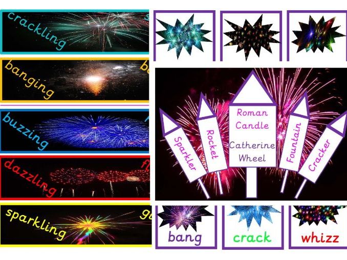 Fireworks Vocabulary Teaching Resources