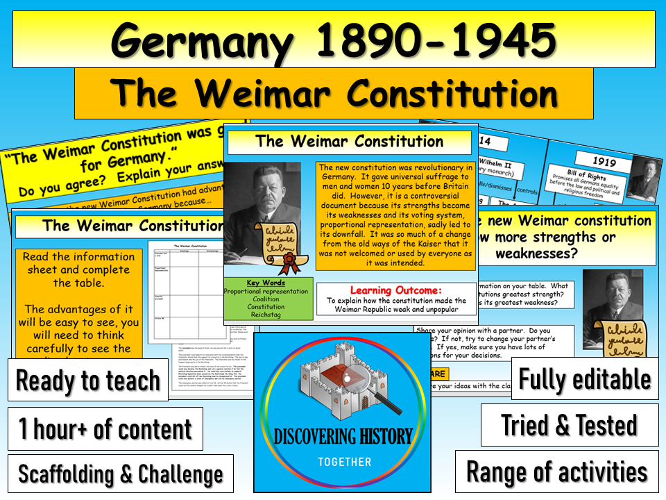 Weimar Constitution 1919