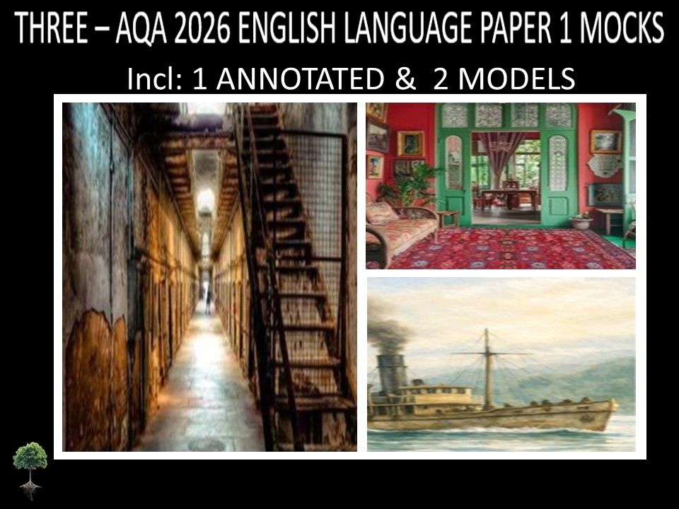 THREE - AQA PAPER 1 | 2026 FULL MOCKS | ANNOTATED | MODELS