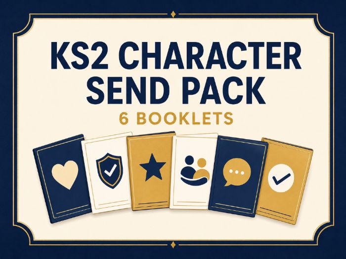 KS2 Character Education SEND Pack | 6 Accessible Virtue Booklets