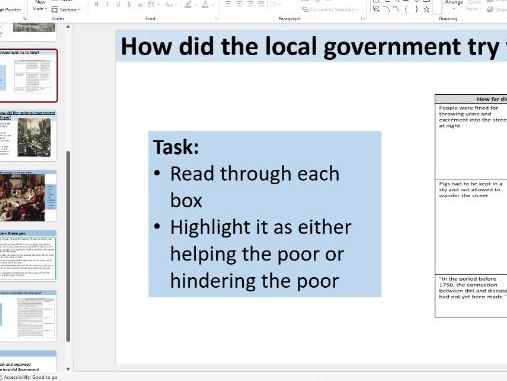 GCSE OCR B people's health  early modern lesson 5- gin craze, nation and local laws