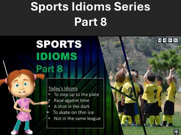 Advanced ESL: Sports Idioms Part 8