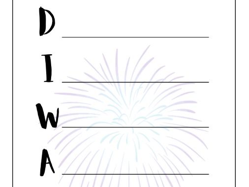 Diwali acrostic poem