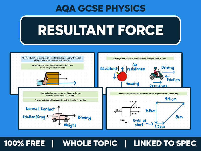 GCSE AQA Physics Complete Lesson - Resultant Force