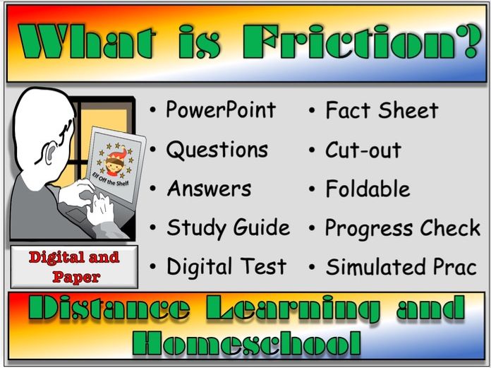 Forces - What is Friction?- Distance Learning and Homeschool for KS3