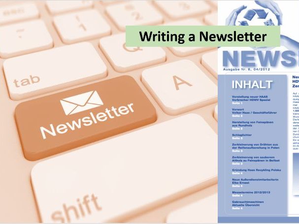 Writing a Newsletter