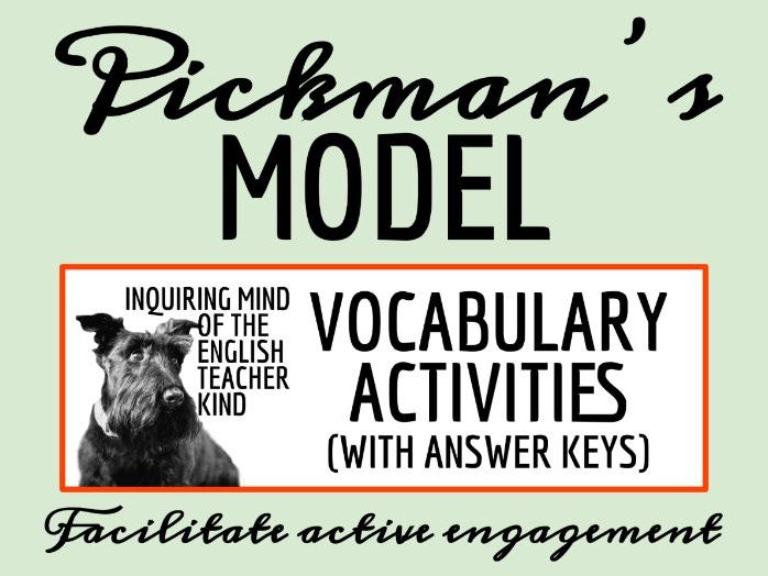 "Pickman's Model" by H.P. Lovecraft Vocabulary Enrichment Activities