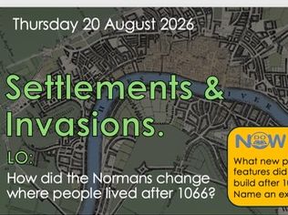 Settlements & Norman Conquest