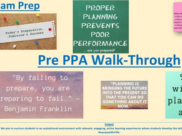 Edexcel PPE Walk Through Lessons
