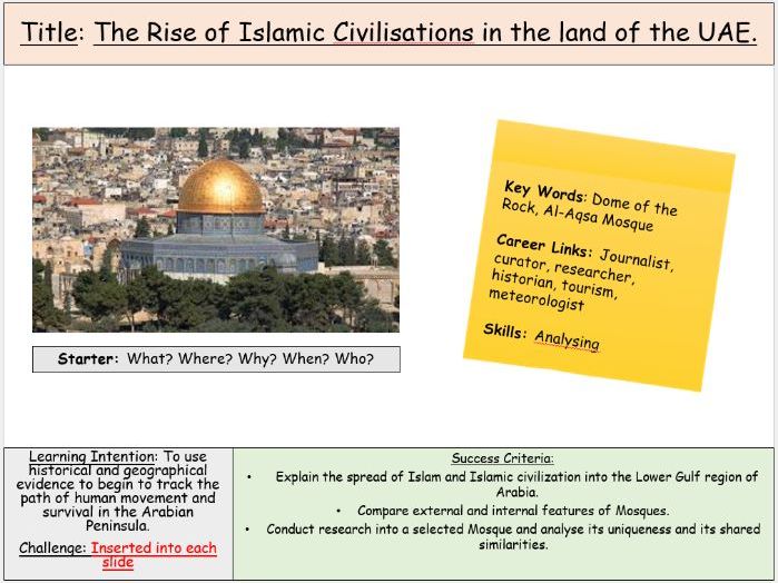 UAE Social/ MSC Rise of Islamic Civilisation