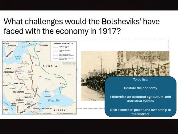 Bolsheviks’ approach to the economy