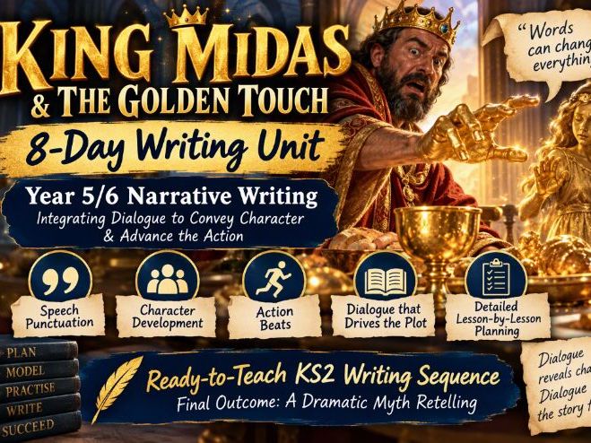 Year 5/6 Integrated Dialogue Unit (8 days) King Midas