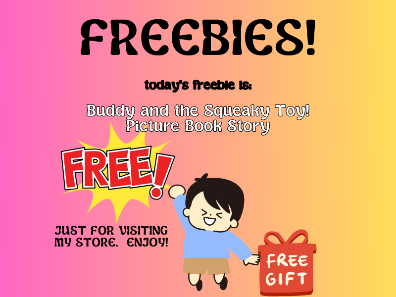 Buddy and the Squeaky Toy – Free Picture Book Story for Early Learners