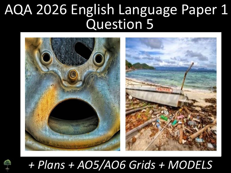 Two Question 5 - AQA 2026 GCSE English Language Paper 1 | Plans, AO Grids, Models