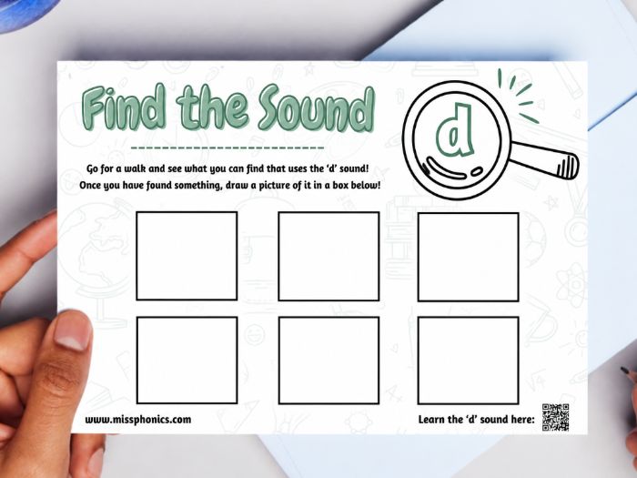 Phonics Sound Hunt | Outdoor Phonics Activity & Scavenger Hunt