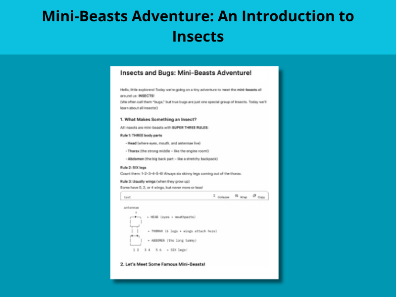 Insects and Bugs: Mini-Beast Adventure!