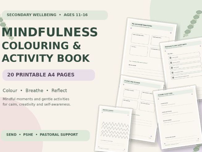 Mindfulness Colouring & Activity book