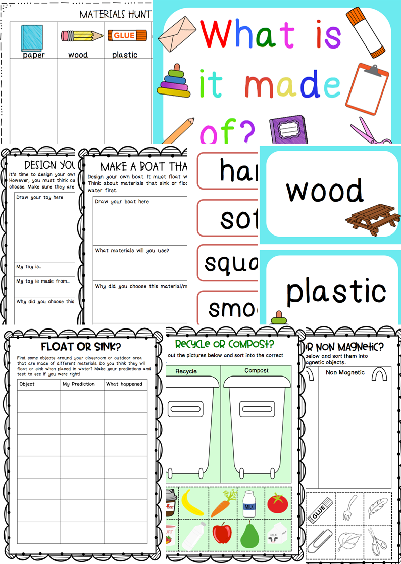 Materials Year 1 Teaching Resources