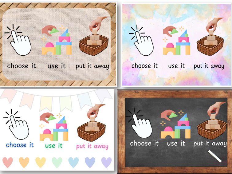 EYFS Tidy up poster