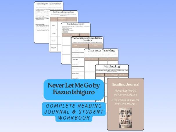 Never Let Me Go Reading Journal – Free/Preview Extract (3 Pages)