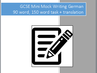 Mini-mock writing tasks for New German GCSE