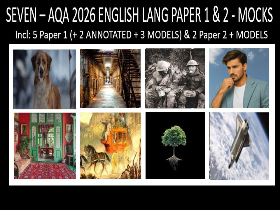 SEVEN - AQA PAPER 1 & 2 | 2026 FULL MOCKS | ANNOTATED | MODELS