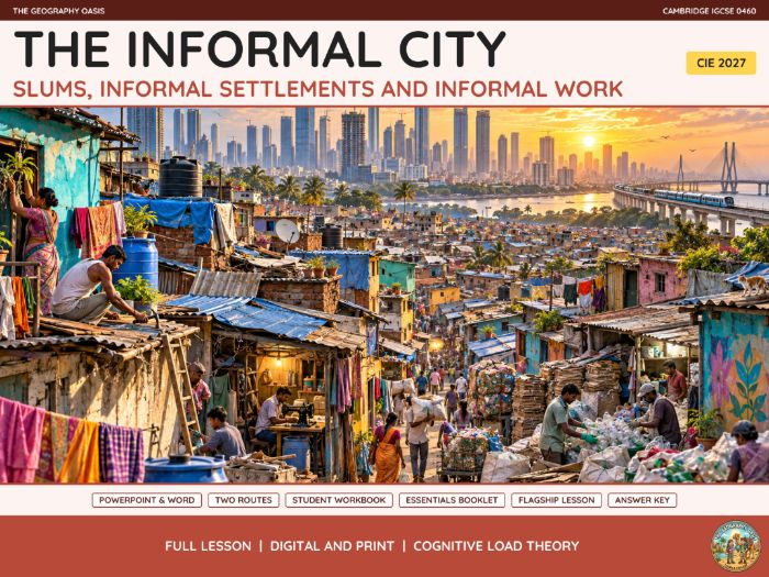 Slums & Informal Settlements | Geography Lessons, Slides & Workbook