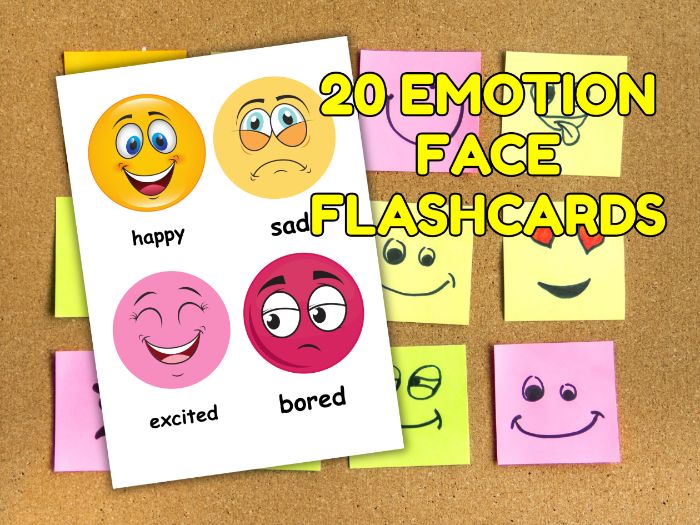 Emotion Face Flashcards | Social Emotional Learning
