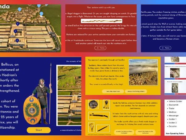 KS2/KS3 Roman Britain - Day in the Life of a Soldier on Hadrian's Wall