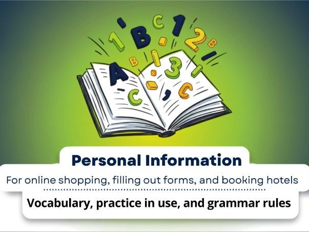 Personal Information & Basic Phonetics ESL A0