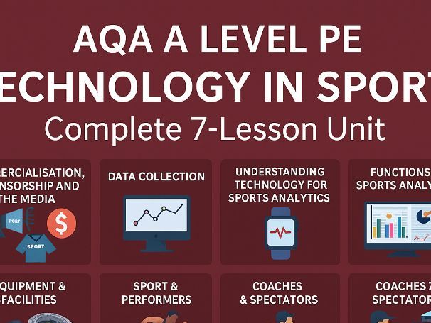 AQA A Level PE – Technology in Sport | Complete 7-Lesson Unit