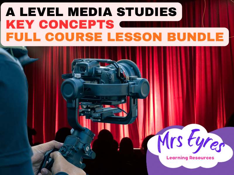 Complete A-Level Media Studies Lesson Bundle