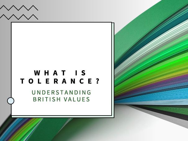 Understanding Tolerance Presentation