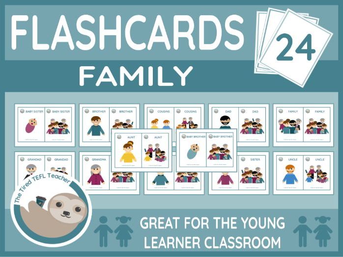 ESL Family Members Flashcards