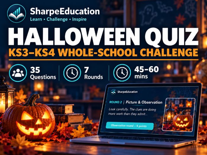 Halloween Quiz | KS3 KS4 Whole-School Challenge