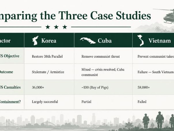 iGCSE History - How effectively did the United States contain the spread of communism?