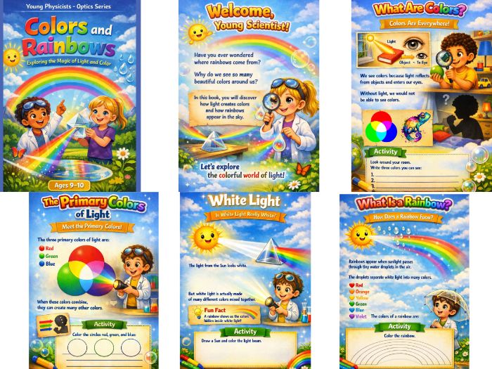 Colors and Rainbows | Fun Optics Activities for Kids