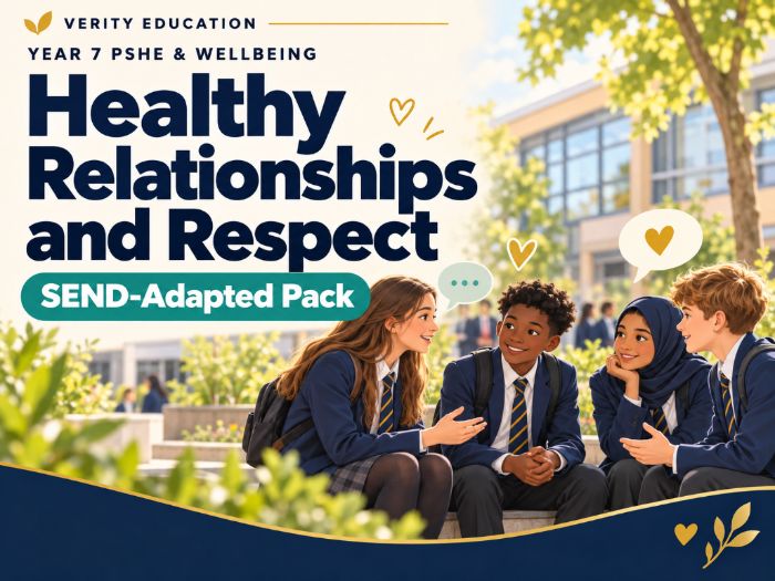 Year 7 PSHE & Wellbeing: Healthy Relationships and Respect — SEND-Adapted Pack