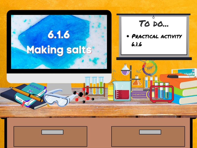 6.1.6 Making salts (AQA KS3 Activate 1) Teaching Resources
