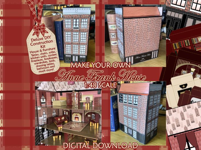 Anne Frank House 1:48 Scale, Anne Frank Project, Design Tech DIY Dollhouse