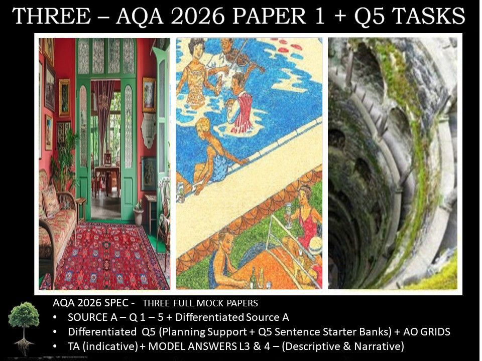 THREE - PAPER 1 | 2026 FULL MOCKS | Q5 TASKS