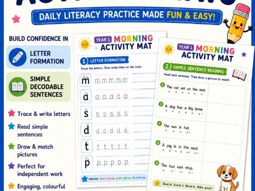 Autumn Term Morning Activity Mats