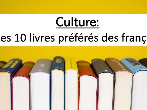 Les 10 livres préférés des français