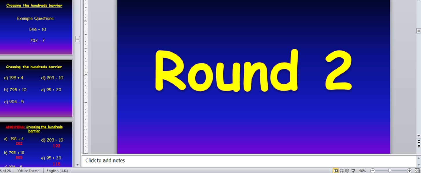 Mega Maths Quiz! Year 3 Teaching Resources