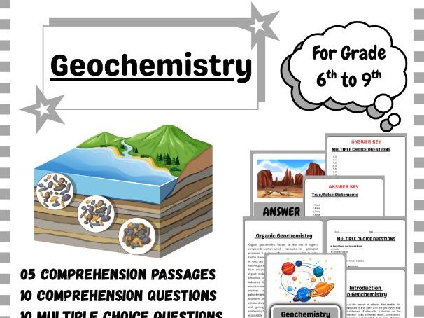 "Earth's Chemical Secrets,  worksheets"