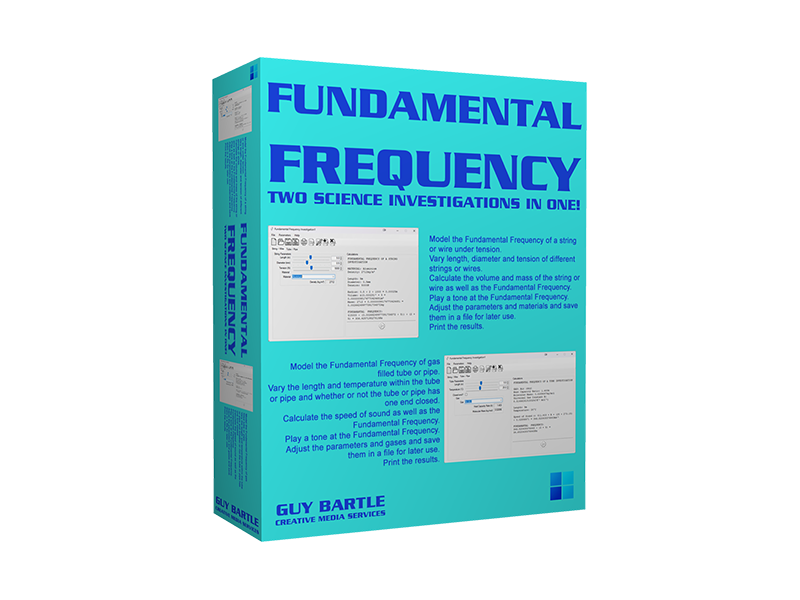 Fundamental Frequency Investigations (for single Windows PC only)