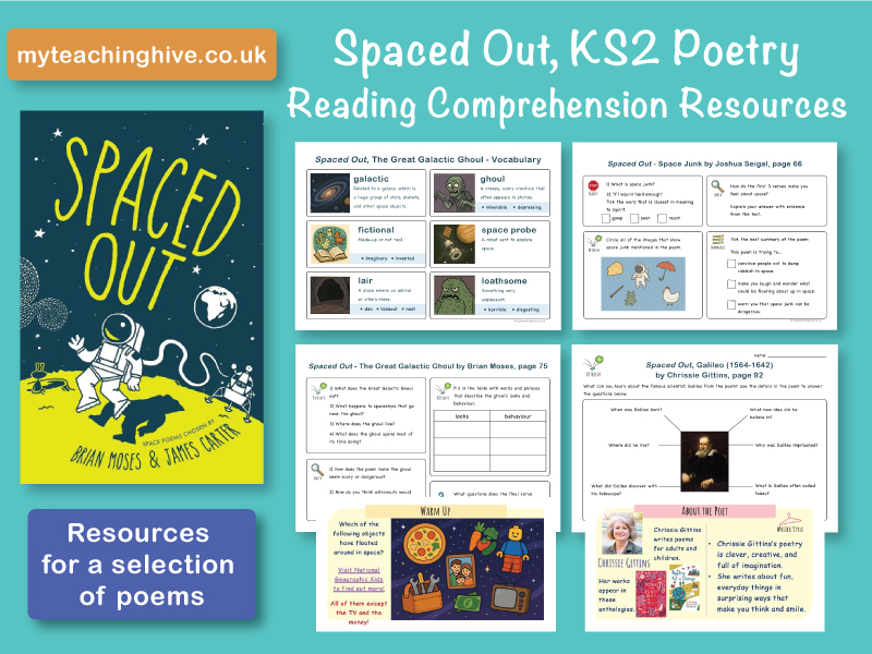 KS2 Spaced Out - Poetry Whole Class Reading - age 7+