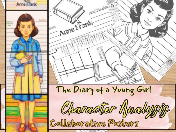 The Diary of a Young Girl Collab Posters