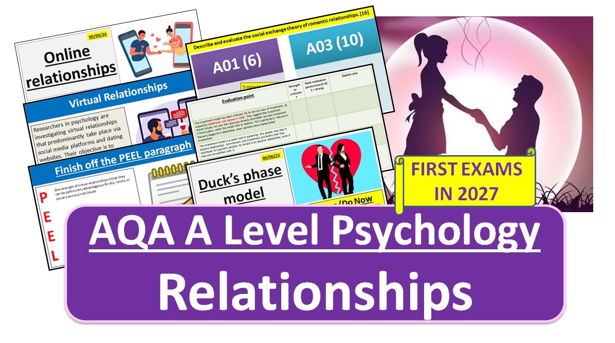 Relationships (COMPLETE UNIT) | 2025 SPEC - AQA A Level Psychology