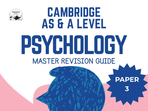 CIE AS & A Level Psychology (9990) Paper 3 Master Revision Guide: Specialist Options